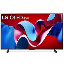 Телевизор OLED LG 42" OLED42C4RLA.ARUB черный 4K Ultra HD 120Hz DVB-T DVB-T2 DVB-C DVB-S2 USB WiFi Smart TV