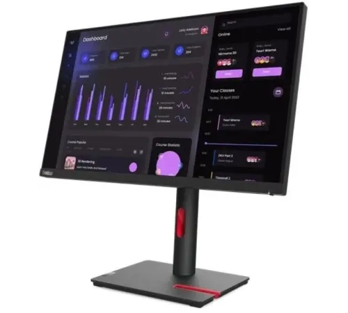 Монитор Lenovo 23.8" ThinkVision T24i-30 черный IPS LED 4ms 16:9 HDMI матовая HAS Piv 1000:1 250cd 178гр/178гр 1920x1080 60Hz VGA DP FHD USB 5.4кг