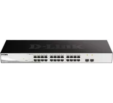 D-Link DGS-1210-26/FL2A Управляемый L2 коммутатор с 24 портами 10/100/1000Base-T и 2 портами 1000Base-X SFP