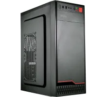 Корпус KingPrice KPCC-MD201 черный без БП ATX 1x80mm 4x120mm 2xUSB2.0 audio