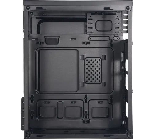 Корпус Digma DCC-MN301 черный без БП mATX 1x80mm 2x120mm 2x180mm 2xUSB2.0 audio