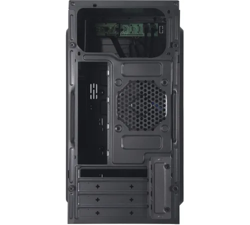 Корпус Digma DCC-MN302 черный без БП mATX 1x80mm 2x120mm 2x180mm 2xUSB2.0 audio