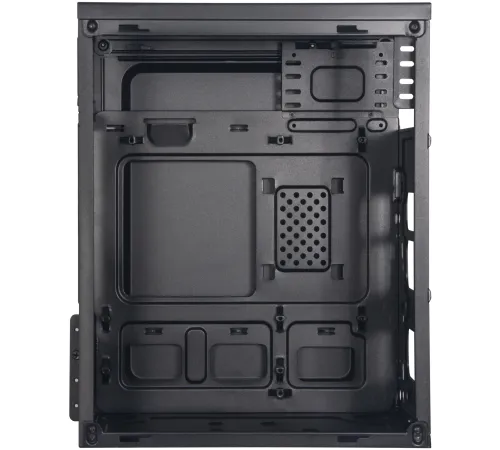 Корпус Digma DCC-MN302 черный без БП mATX 1x80mm 2x120mm 2x180mm 2xUSB2.0 audio
