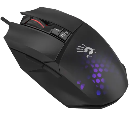 Мышь проводная A4Tech Bloody W65 Max Mini черный, 12000 dpi, USB, кнопки - 9 Мышь проводная A4Tech Bloody W65 Max Mini черный, 12000 dpi, USB, кнопки - 9