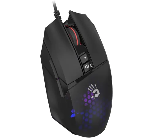 Мышь проводная A4Tech Bloody W65 Max Mini черный, 12000 dpi, USB, кнопки - 9 Мышь проводная A4Tech Bloody W65 Max Mini черный, 12000 dpi, USB, кнопки - 9