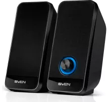 Колонки Sven 320 2.0 черный 6Вт