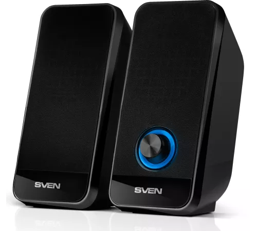Колонки Sven 320 2.0 черный 6Вт