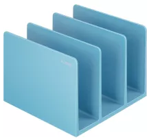 Подставка-ограничитель для книг Deli NS006BLUE Nusign 162x162x122мм синий