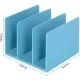 Подставка-ограничитель для книг Deli NS006BLUE Nusign 162x162x122мм синий