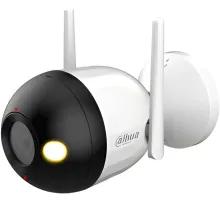 Камера DAHUA  Уличная цилиндрическая IP-видеокамера с LED-подсветкой до 30м и Wi-Fi. 2Мп; 1/3” CMOS; объектив 2.8мм; чувствительность 0.005лк@F1.6; сжатие: H.265+, H.265, H.264+, H.264, MJPEG; 2 потока до 2М (DH-IPC-F2CP-LED-0280B)