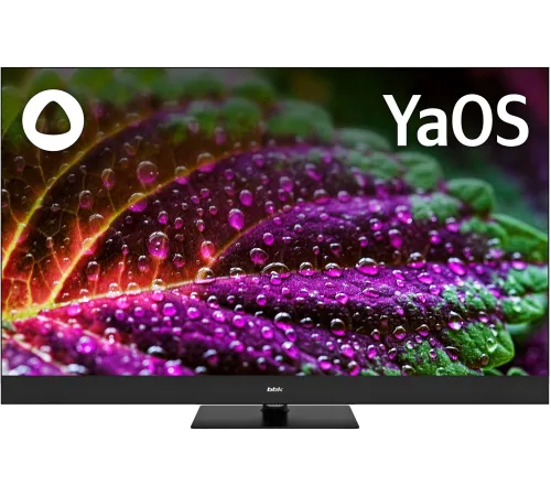 Телевизор QLED BBK 42.5" 43LED-8259/UTS2C Яндекс.ТВ черный 4K Ultra HD 60Hz DVB-T2 DVB-C DVB-S2 USB WiFi Smart TV (RUS)