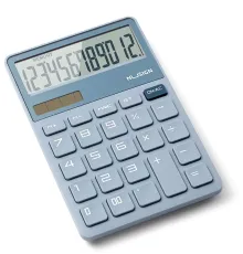 Калькулятор настольный Deli Nusign NS042 синий 12-разр.