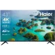 Телевизор LED Haier 43" Smart TV S2 Frameless черный 4K Ultra HD 60Hz DVB-T DVB-T2 DVB-C DVB-S2 USB WiFi Smart TV (RUS)