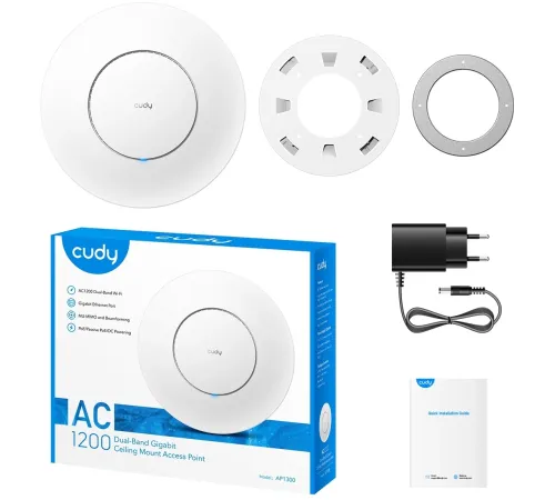 Точка доступа Cudy AP1300 AC1200 Wi-Fi белый