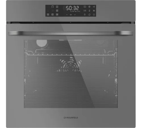 Духовой шкаф Электрический Maunfeld EOEH7614LGR серый
