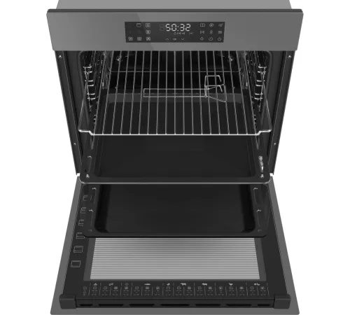 Духовой шкаф Электрический Maunfeld EOEH7614LGR серый