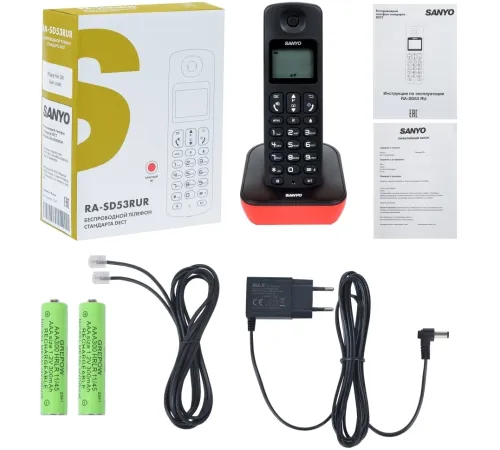 SANYO RA-SD53RUR Бпроводной телефон стандарта DECT SANYO RA-SD53RUR Бпроводной телефон стандарта DECT