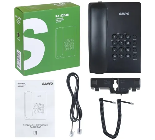 SANYO RA-S204B Телефон проводной SANYO RA-S204B Телефон проводной