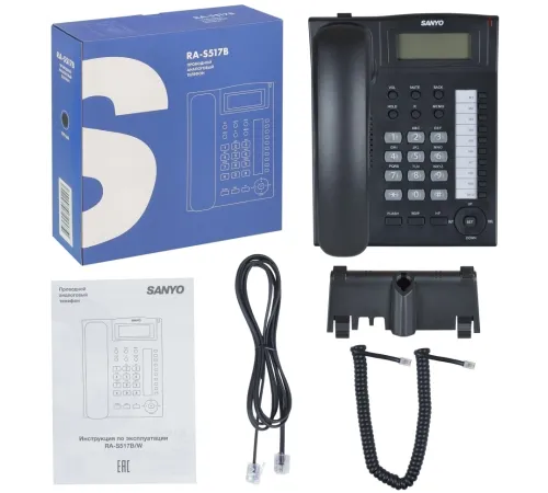 SANYO RA-S517B Телефон проводной SANYO RA-S517B Телефон проводной