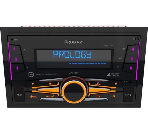 Автомагнитола Prology PRM-120 2DIN 4x140Вт v4.2 DSP 3 (PRPRM120) Автомагнитола Prology PRM-120 2DIN 4x140Вт v4.2 DSP 3 (PRPRM120)