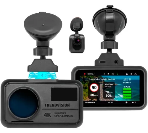 Видеорегистратор с радар-детектором TrendVision DriveCam Real 4K Signature LNA GPS ГЛОНАСС Видеорегистратор с радар-детектором TrendVision DriveCam Real 4K Signature LNA GPS ГЛОНАСС