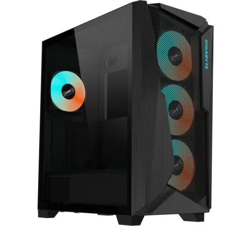 Корпус Gigabyte C301G черный без БП ATX 4x120mm 4x140mm 2xUSB3.0 audio bott PSU
