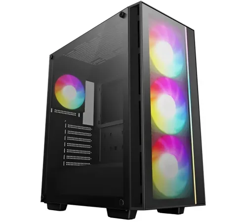 Корпус Deepcool MATREXX 55 V4 черный без БП E-ATX 2xUSB2.0 1xUSB3.0 audio bott PSU