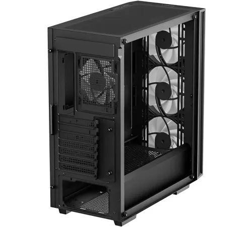 Корпус Deepcool MATREXX 55 V4 черный без БП E-ATX 2xUSB2.0 1xUSB3.0 audio bott PSU