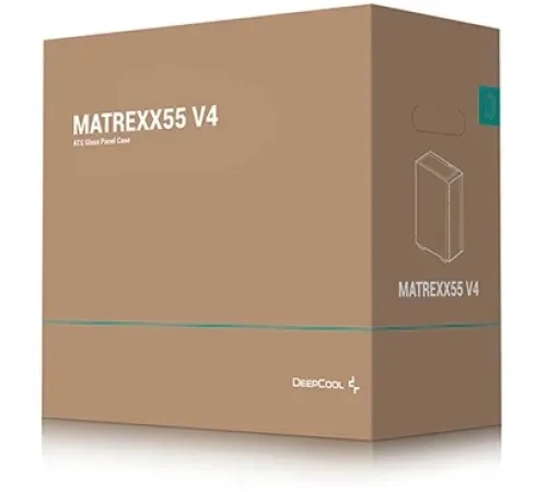 Корпус Deepcool MATREXX 55 V4 черный без БП E-ATX 2xUSB2.0 1xUSB3.0 audio bott PSU