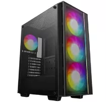 Корпус Deepcool MATREXX 55 V4 MESH черный без БП E-ATX 2xUSB2.0 1xUSB3.0 audio bott PSU