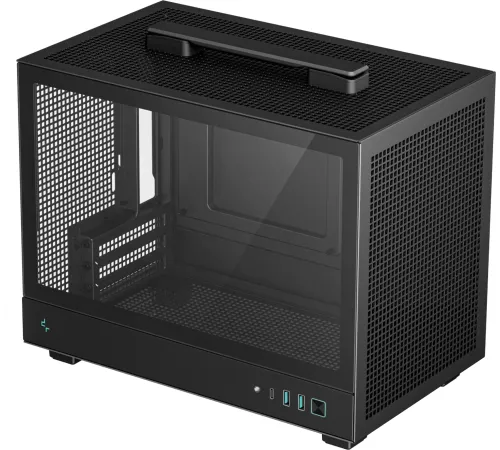 Корпус Deepcool CH160 черный без БП miniITX 7x120mm 2x140mm 1xUSB3.0 audio bott PSU