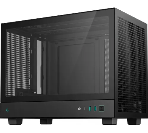 Корпус Deepcool CH160 черный без БП miniITX 7x120mm 2x140mm 1xUSB3.0 audio bott PSU