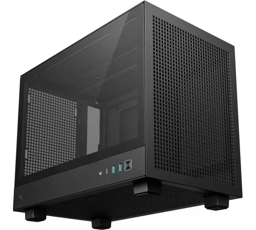 Корпус Deepcool CH160 черный без БП miniITX 7x120mm 2x140mm 1xUSB3.0 audio bott PSU