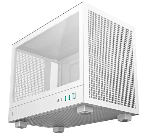 Корпус Deepcool CH160WH белый без БП miniITX 7x120mm 2x140mm 1xUSB3.0 audio bott PSU