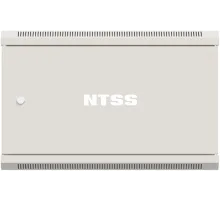 Шкаф коммутационный NTSS Премиум (NTSS-W6U6045FD) настенный 6U 570x450мм пер.дв.металл 60кг серый 18кг
