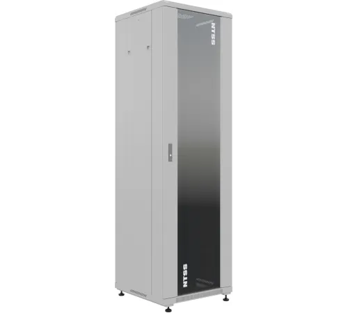 Шкаф коммутационный NTSS Премиум (NTSS-R32U6060GS) напольный 32U 600x600мм пер.дв.стекл металл 900кг серый 69кг Шкаф коммутационный NTSS Премиум (NTSS-R32U6060GS) напольный 32U 600x600мм пер.дв.стекл металл 900кг серый 69кг