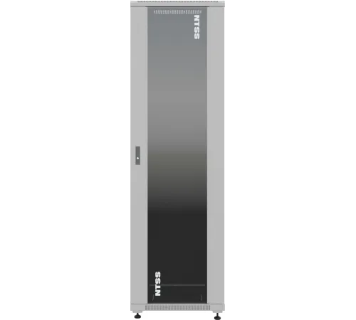 Шкаф коммутационный NTSS Премиум (NTSS-R32U6060GS) напольный 32U 600x600мм пер.дв.стекл металл 900кг серый 69кг Шкаф коммутационный NTSS Премиум (NTSS-R32U6060GS) напольный 32U 600x600мм пер.дв.стекл металл 900кг серый 69кг