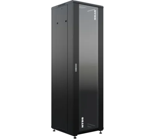 Шкаф коммутационный NTSS Премиум (NTSS-R42U6060GS-BL) напольный 42U 600x600мм пер.дв.стекл металл 900кг черный 86кг Шкаф коммутационный NTSS Премиум (NTSS-R42U6060GS-BL) напольный 42U 600x600мм пер.дв.стекл металл 900кг черный 86кг
