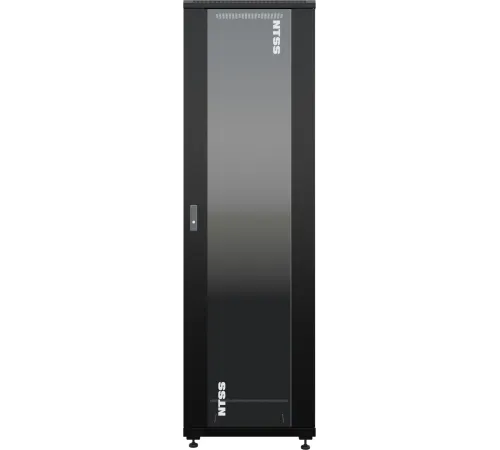 Шкаф коммутационный NTSS Премиум (NTSS-R42U6060GS-BL) напольный 42U 600x600мм пер.дв.стекл металл 900кг черный 86кг Шкаф коммутационный NTSS Премиум (NTSS-R42U6060GS-BL) напольный 42U 600x600мм пер.дв.стекл металл 900кг черный 86кг
