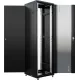 Шкаф коммутационный NTSS Премиум (NTSS-R42U6060GS-BL) напольный 42U 600x600мм пер.дв.стекл металл 900кг черный 86кг