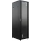 Шкаф серверный NTSS Премиум (NTSS-R42U6080GS-BL) напольный 42U 600x800мм пер.дв.стекл металл 900кг черный 99кг
