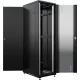 Шкаф серверный NTSS Премиум (NTSS-R42U6080GS-BL) напольный 42U 600x800мм пер.дв.стекл металл 900кг черный 99кг