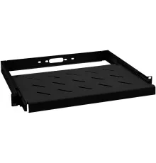 Полка выдвижная NTSS NTSS-MSKB-U-BL 1U нагр.:20кг. 19" 250мм черный