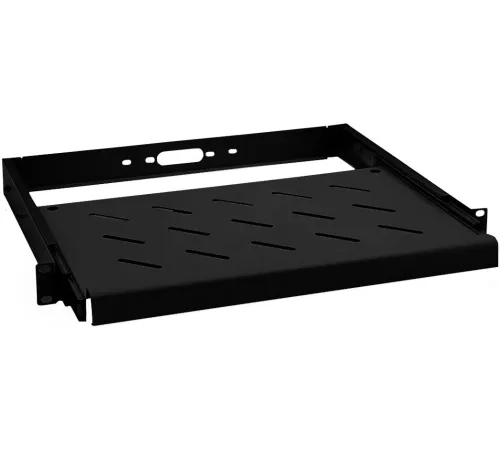 Полка выдвижная NTSS NTSS-MSKB-U-BL 1U нагр.:20кг. 19" 250мм черный
