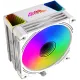 Устройство охлаждения(кулер) GMNG GG-CPC220-ARGB2 ARGB 120x120x25mm Soc-AM5/AM4/1151/1200/2066/1700 белый 4-pin 14-26dB Al+Cu LCD 220W 550gr Ret (GG-CPC220-ARGB2-WH)