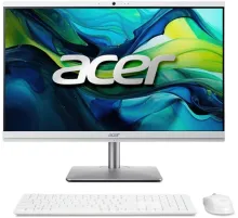 Моноблок Acer Aspire C27-195ES 27" Full HD Core Ultra 5 125U (3.6) 16Gb SSD512Gb UHDG CR Eshell GbitEth WiFi BT 180W клавиатура мышь Cam серебристый 2560x1440