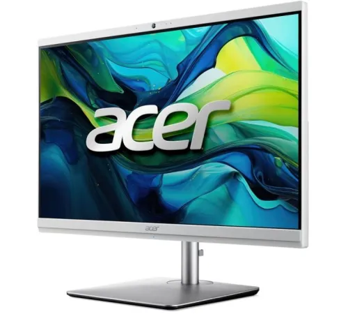 Моноблок Acer Aspire C27-195ES 27" Full HD Core Ultra 5 125U (3.6) 16Gb SSD512Gb UHDG CR Eshell GbitEth WiFi BT 180W клавиатура мышь Cam серебристый 2560x1440