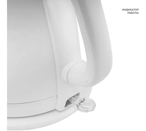 Чайник электрический Galaxy Line GL 0331 1.8л. 2200Вт белый корпус: пластик (ГЛ0331ЛБЕЛ)