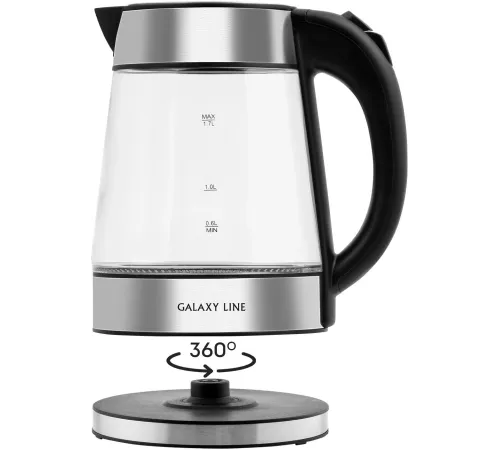 Чайник электрический Galaxy Line GL 0561 1.8л. 2200Вт серебристый корпус: пластик (ГЛ0561)