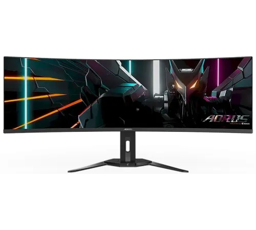 Монитор Gigabyte 49" Aorus CO49DQ черный OLED 0.03ms 16:9 HDMI M/M матовая HAS Piv 250cd 178гр/178гр 5120x1440 144Hz DP DQ USB 15кг